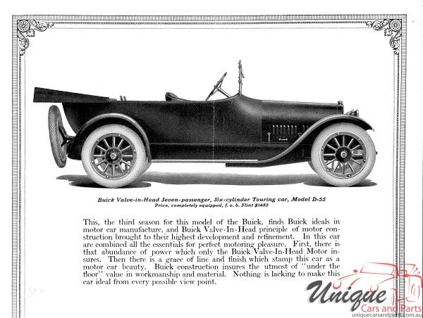1916 Buick Brochure Page 4